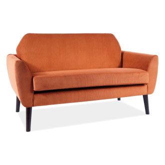  SOFA MENA SZTRUKS CYNAMONOWY FJORD 42 / WENGE MENASCYW Meble Signal 
