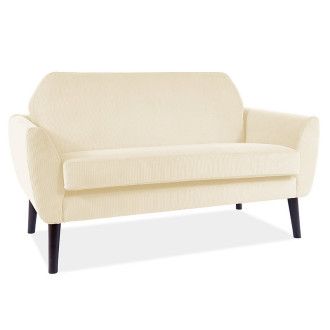  SOFA MENA SZTRUKS KREM FJORD 23 / WENGE MENASKW Meble Signal 