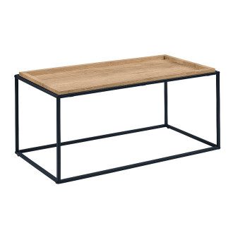  ŁAWA MERIDA A DĄB/CZARNY 100X50 MERIDAADC Meble Signal 