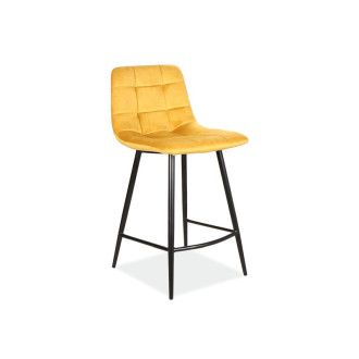  HOKER MILA H-2 VELVET CZARNY STELAŻ/CURRY BLUVEL 68 MILAH2VCCU Meble Signal 