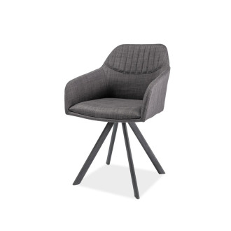 KRZESŁO MILTON II SZARY/SZARY TAP.25 MILTONIISZSZ