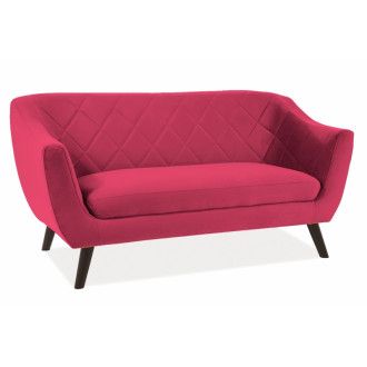  SOFA MOLLY 2 VELVET BORDOWY BLUVEL 59 / WENGE (T) MOLLY2V59BO Meble Signal 