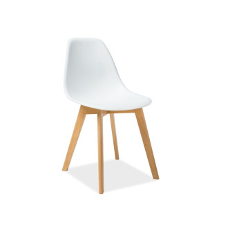  KRZESŁO MORIS BUK/BIAŁY MORISBUB Meble Signal 