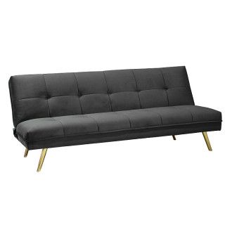  SOFA MORITZ VELVET SZARY TAP.157/ZŁOTY MORITZVSZZL Meble Signal 