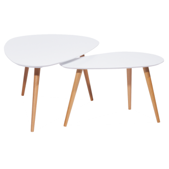  ŁAWA NOLAN B (ZESTAW) KOLOR BIAŁY/BUK NOLANB Meble Signal 