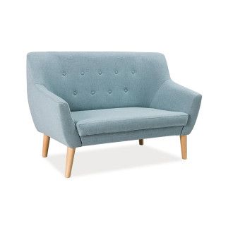  SOFA NORDIC 2 KOLOR MIĘTA TAPICERKA CABLO 10 / BUK NORDIC2CABLO10 Meble Signal 