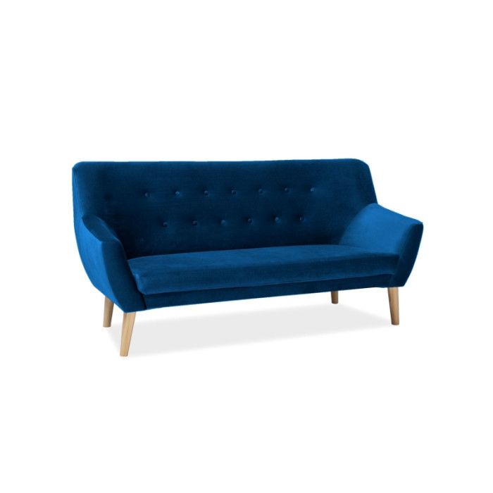  SOFA NORDIC 3 VELVET KOLOR GRANAT TAPICERKA BLUVEL 86 / BUK NORDIC3V86 Meble Signal 