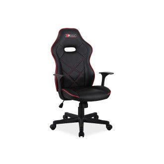  FOTEL OBROTOWY BOXTER CZARNY/ CZERWONY OBRBOXTERCCZ Meble Signal 