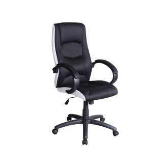  FOTEL OBROTOWY Q-041 CZARNY/BIAŁY OBRQ041 Meble Signal 