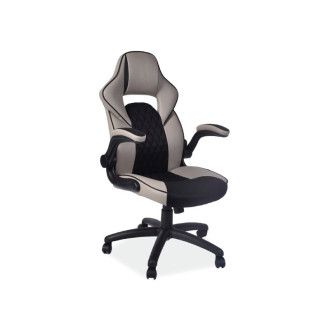  FOTEL OBROTOWY Q-372 CZARNY/BEŻOWY OBRQ372CBE Meble Signal 