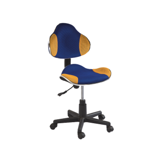  FOTEL OBROTOWY Q-G2 NIEBIESKO/ŻÓŁTY OBRQG2N/Ż Meble Signal 