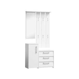  PRZEDPOKÓJ ZESTAW P-002 BIAŁY MAT P002BM Meble Signal 