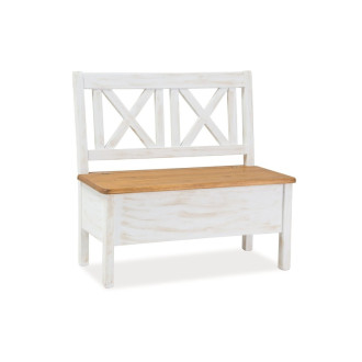  ŁAWKA POPRAD BRĄZ MIODOWY / SOSNA PATYNA POPRADŁORB Meble Signal 