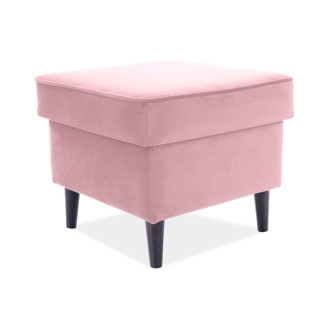  PODNÓŻEK RON K VELVET RÓŻ ANTYCZNY BLUVEL 52 / WENGE RONKV52W Meble Signal 