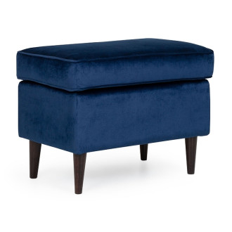  PODNÓŻEK RON VELVET GRANATOWY BLUVEL 86 / WENGE (P) RONV86WP Meble Signal 