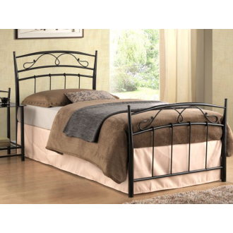  ŁÓŻKO SIENA 90X200 KOLOR CZARNY SIENA90 Meble Signal 