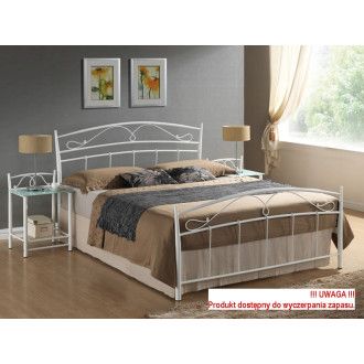  ŁÓŻKO SIENA 120X200 KOLOR BIAŁY SIENAŁ120B Meble Signal 