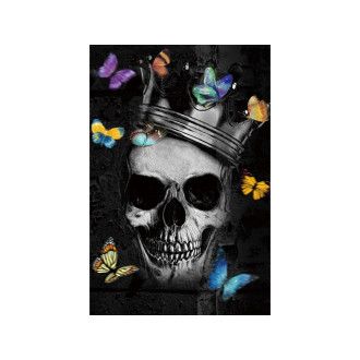  OBRAZ SKULL I 80X120 SKULLI80 Meble Signal 