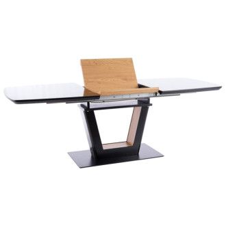  STÓŁ SYDNEY CZARNY/DĄB 160(220)X90 SYDNEYCD160 Meble Signal 