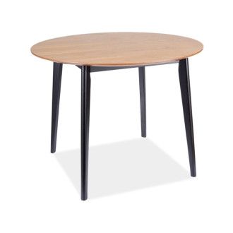  STÓŁ TACOMA DĄB/CZARNY FI 100 TACOMADC100 Meble Signal 