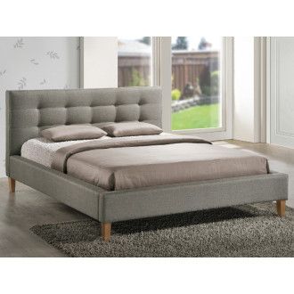  ŁÓŻKO TEXAS 160X200 KOLOR SZARY/DĄB TAP. 23 TEXAS160SZ Meble Signal 