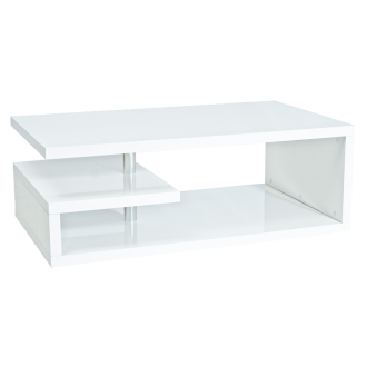  ŁAWA TIERRA BIAŁY LAKIER 100X60X42 TIERRAB100 Meble Signal 