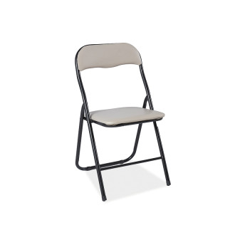 KRZESŁO TIPO CZARNY STELAŻ / BEŻ TIPOBZ