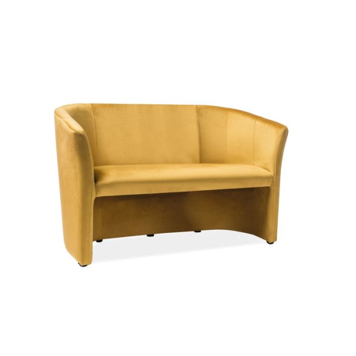  SOFA TM-2 VELVET CURRY BLUVEL 68 / WENGE TM2V68 Meble Signal 