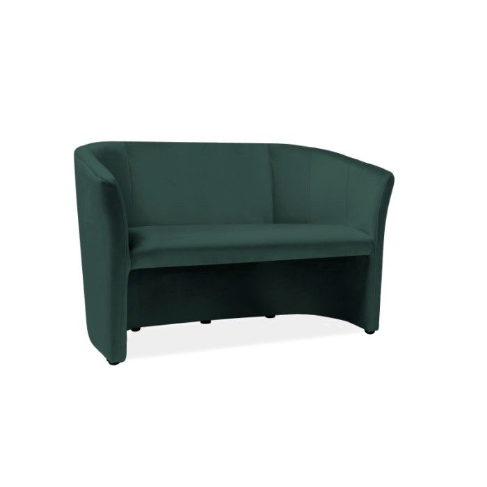  SOFA TM-2 VELVET ZIELONY BLUVEL 78 / WENGE TM2V78 Meble Signal 