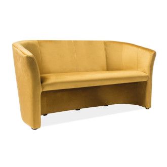  SOFA TM-3 VELVET CURRY BLUVEL 68 / WENGE TM3V68 Meble Signal 