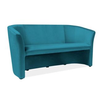  SOFA TM-3 VELVET TURKUS BLUVEL 85 / WENGE TM3V85 Meble Signal 