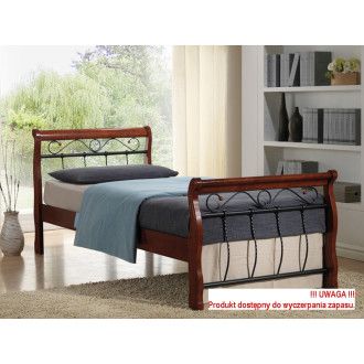  ŁÓŻKO VENECJA BIS 90X200 ANTYCZNA CZEREŚNIA VENECJABIS90CA Meble Signal 