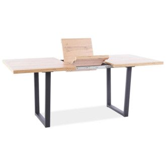  STÓŁ VITO DĄB WOTAN / CZARNY 138(180)X85 VITODWC138 Meble Signal 