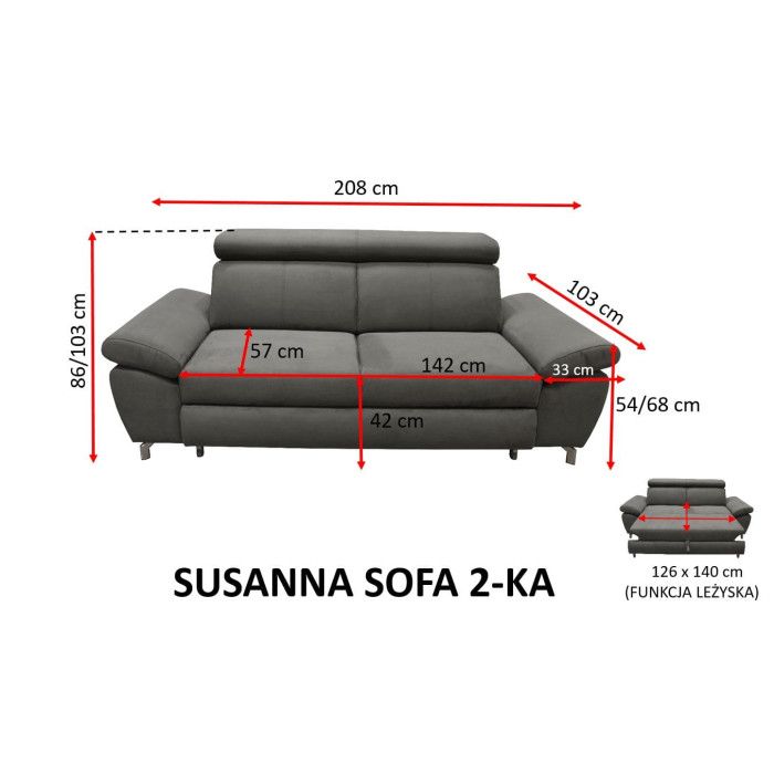  Benix sofa Susanna 2os. Benix 