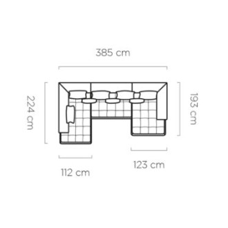 WERSAL NAROŻNIK SELEDO XL