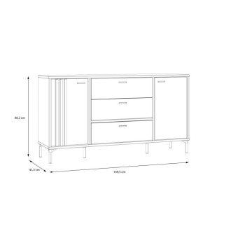 Meble Forte Komoda JMXK231 Joakimis