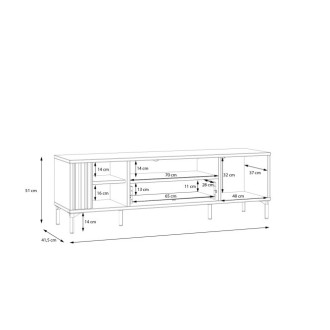 Meble Forte Szafka RTV JMXT131 Joakimis
