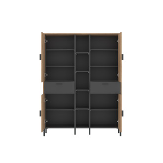 MEBLE WÓJCIK SHIRLEY DĄB SZAFA 4D2S TYP SHIS101