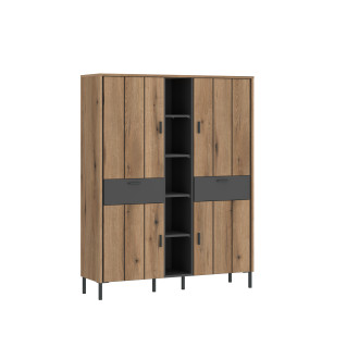 MEBLE WÓJCIK SHIRLEY DĄB SZAFA 4D2S TYP SHIS101