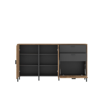 MEBLE WÓJCIK SHIRLEY DĄB KOMODA 2D1K2S TYP SHIK105