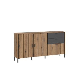 MEBLE WÓJCIK SHIRLEY DĄB KOMODA 2D1K2S TYP SHIK105