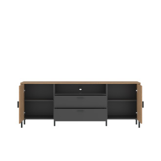 MEBLE WÓJCIK SHIRLEY DĄB KOMODA RTV 2D2S TYP SHIF102