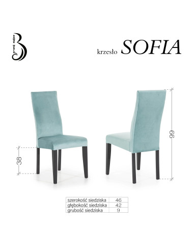 BOMAR MEBLE KRZESŁO SOFIA