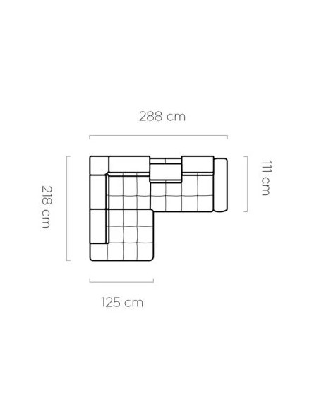 WERSAL NAROŻNIK DENVER L