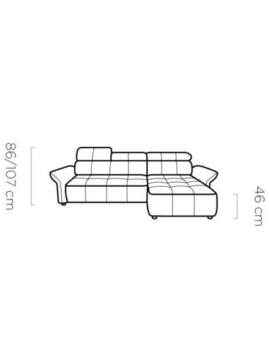 WERSAL NAROŻNIK ENZO S