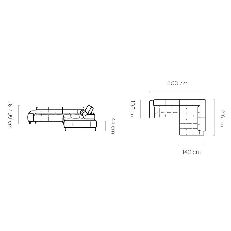 WERSAL NAROŻNIK PLAZA L