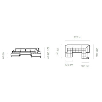  WERSAL NAROŻNIK FOCUS XL Wersal 