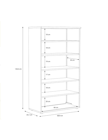 FORTE Szafka na buty BTS321 kolor C296A NET106