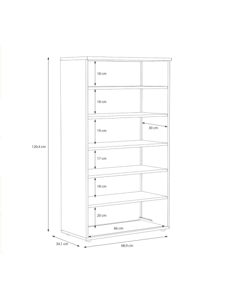 FORTE Szafka na buty BTS321 kolor C296A NET106