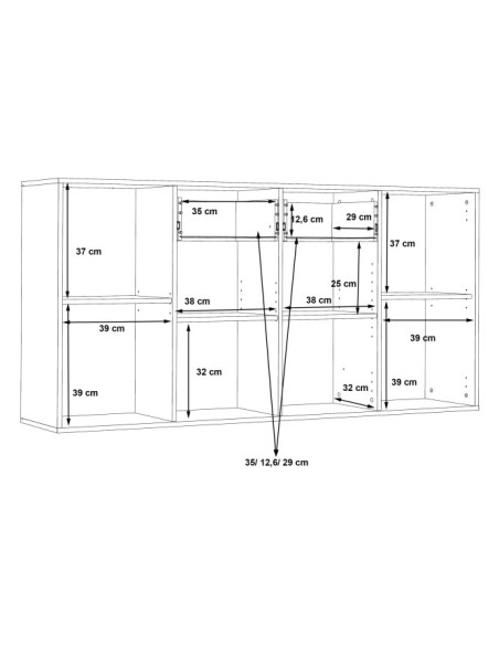 FORTE ANTUZA Komoda NTU241 kolor Q45F